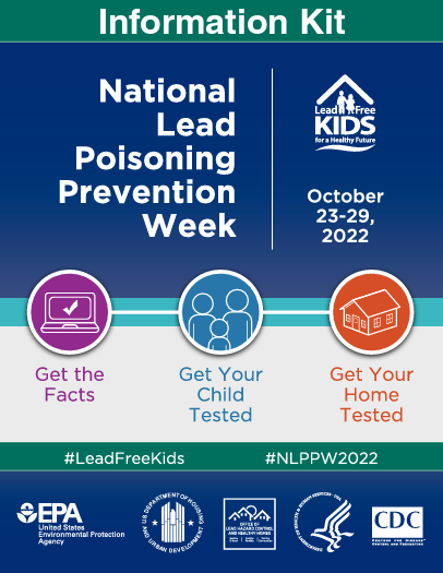 National Lead Poisoning Prevention Week October 21-29, 2022